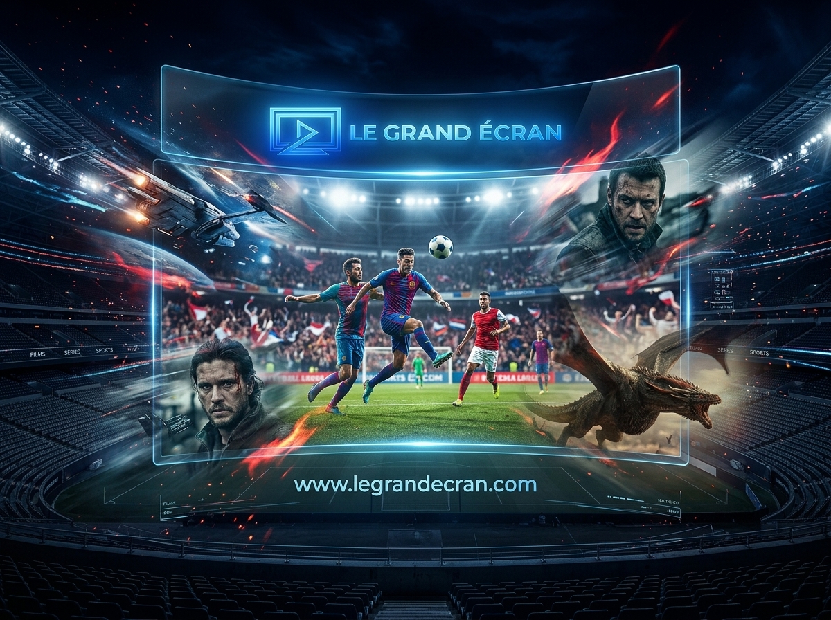 Interface IPTV Moderne sur Smart TV